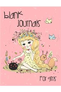 Blank Journals For Girls