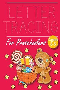 Letter Tracing for Preschoolers Bear with Gift