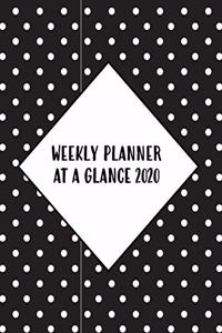 Weekly Planner At A Glance 2020