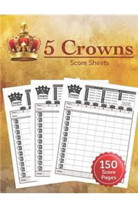 5 Crowns Score Sheets