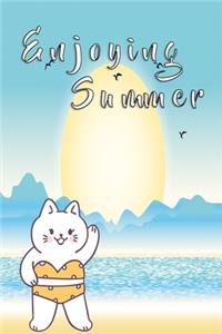Enjoying Summer Cat notebook Version 3