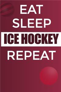 Eat Sleep Ice Hockey Reapt Notebook