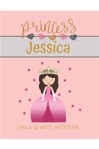 Princess Jessica Draw & Write Notebook