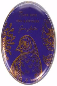 Jane Austen: Know Your Own Happiness Scented Tin Candle (3oz)