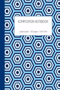 Composition notebook graph paper 120 pages 8.5x11 (A4)