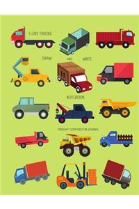 Truck Notebook Draw and Write