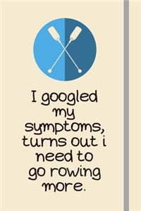 I googled my symptoms, turns out i need to go rowing more.
