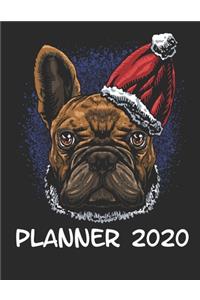 Planner 2020: Planner Weekly and Monthly for 2020 Calendar Business Planners Organizer For To do list 8,5" x 11" with Frenchie French Bulldog Dog Doglover Pet Ani