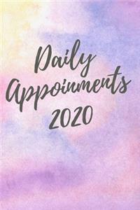 Daily Appointments 2020
