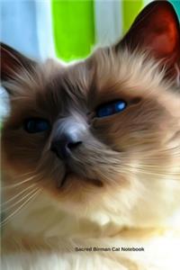 Sacred Birman Cat Notebook