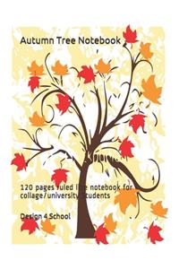 Autumn Tree Notebook