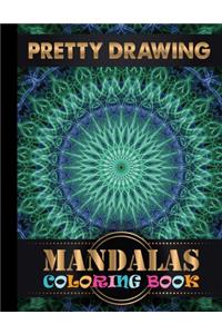 Pretty Drawing Mandalas Coloring Book