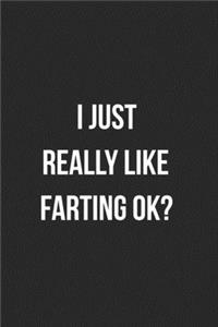 I Just Really Like Farting OK?