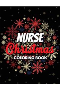 Nurse Christmas Coloring Book