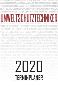 Umweltschutztechniker - 2020 Terminplaner