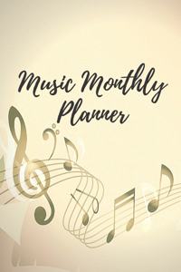Music Monthly Planner