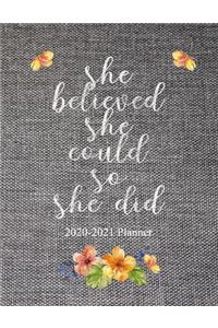 She Believed She Could So She Did