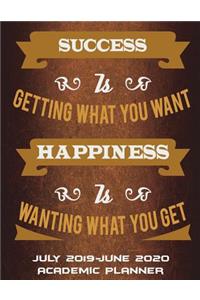 July 2019-June 2020 Academic Planner