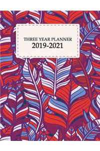 Three Year Planner 2019-2021