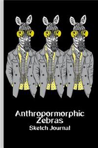Anthropomorphic Zebras Sketch Journal