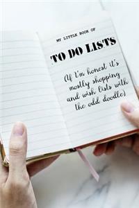 My Little Book of TO DO LISTS