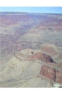 Grand Canyon Notebook Large Size 8.5 x 11 Ruled 150 Pages Softcover