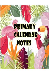 Primary Calendar Notes
