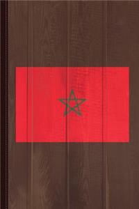 Morocco Flag Journal Notebook