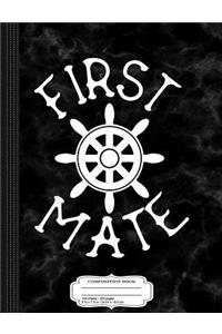First Mate Nautical Composition Notebook