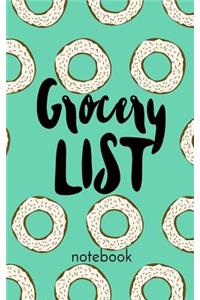 Grocery List Notebook