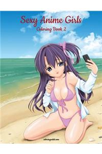 Sexy Anime Girls Coloring Book for Grown-Ups 2