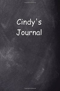 Cindy Personalized Name Journal Custom Name Gift Idea Cindy