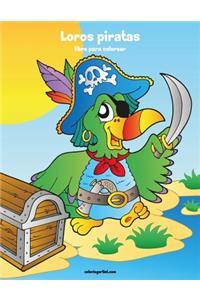 Loros piratas libro para colorear 1