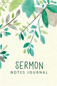 Sermon Notes Journal