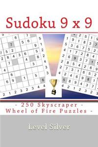 Sudoku 9 X 9 - 250 Skyscraper - Wheel of Fire Puzzles - Level Silver