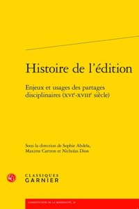 Histoire de l'Edition