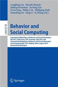 Behavior and Social Computing