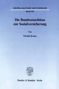 Die Bundeszuschusse Zur Sozialversicherung
