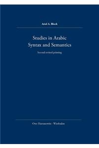 Studies in Arabic Syntax and Semantics