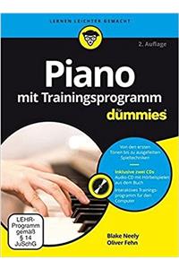 Piano mit Trainingsprogramm fur Dummies