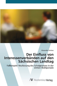 Der Einfluss von Interessenverbänden auf den Sächsischen Landtag