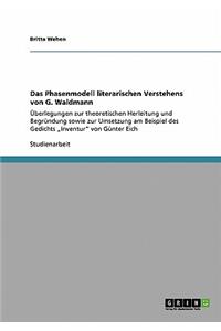 Phasenmodell literarischen Verstehens von G. Waldmann
