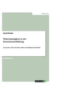 Widerständigkeit in der Erwachsenenbildung