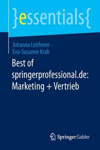 Best of Springerprofessional.De: Marketing + Vertrieb