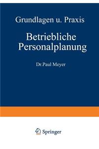Betriebliche Personalplanung