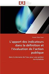L''apport Des Indicateurs Dans La Définition Et l''évaluation de l''action Publique