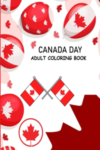 Canada Day Adult Coloring Book