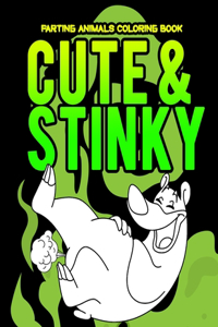 Cute And Stinky Farting Animals Coloring Book