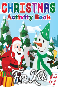 Christmas Activity Book for Kids Ages 6-10