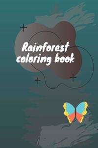 Rainforest coloring book